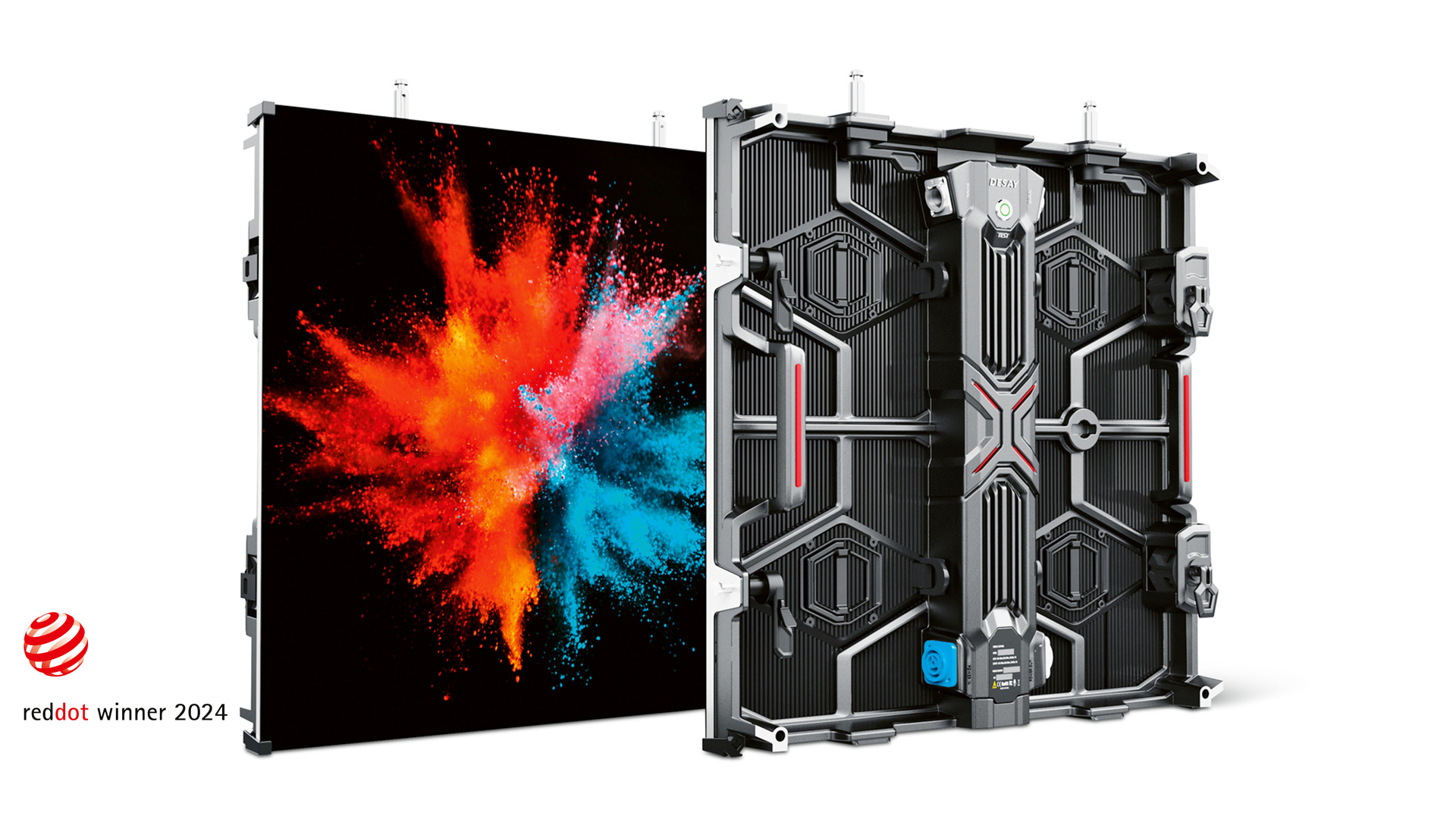 Desay RS Series LED display panel optimized for touring applications equipped with NovaStar systems in Canada and the USA.