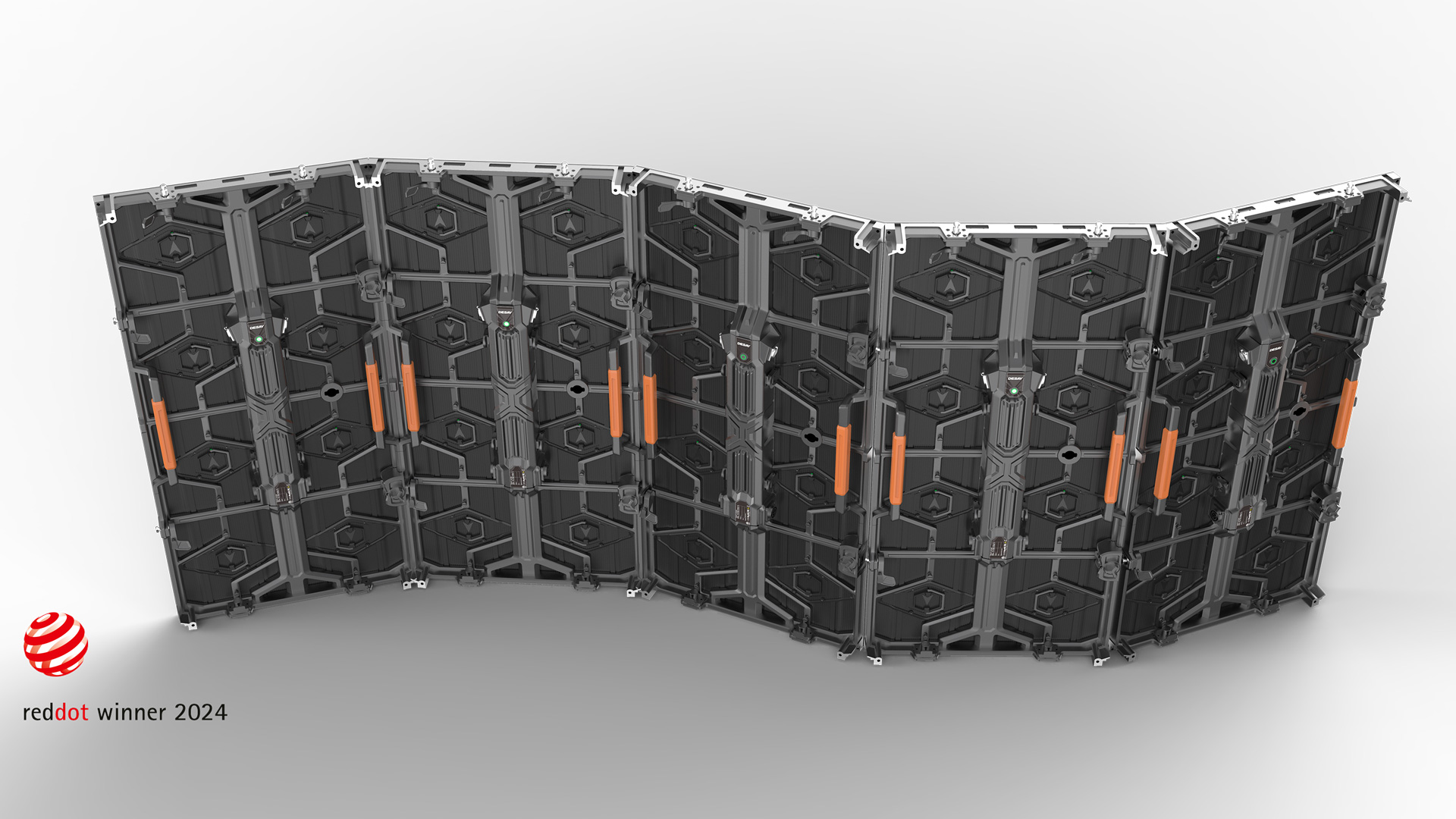 Desay RS Series LED display panel optimized for touring applications equipped with NovaStar systems in Canada and the USA.