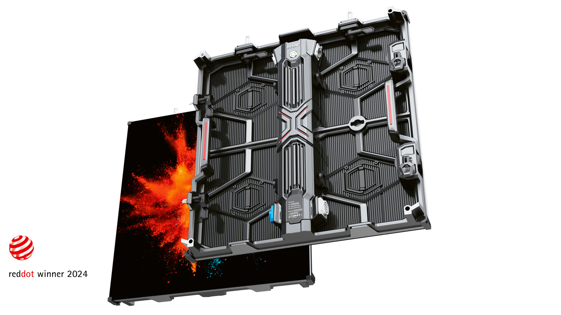 Desay RS Series LED display panel optimized for touring applications equipped with NovaStar systems in Canada and the USA.