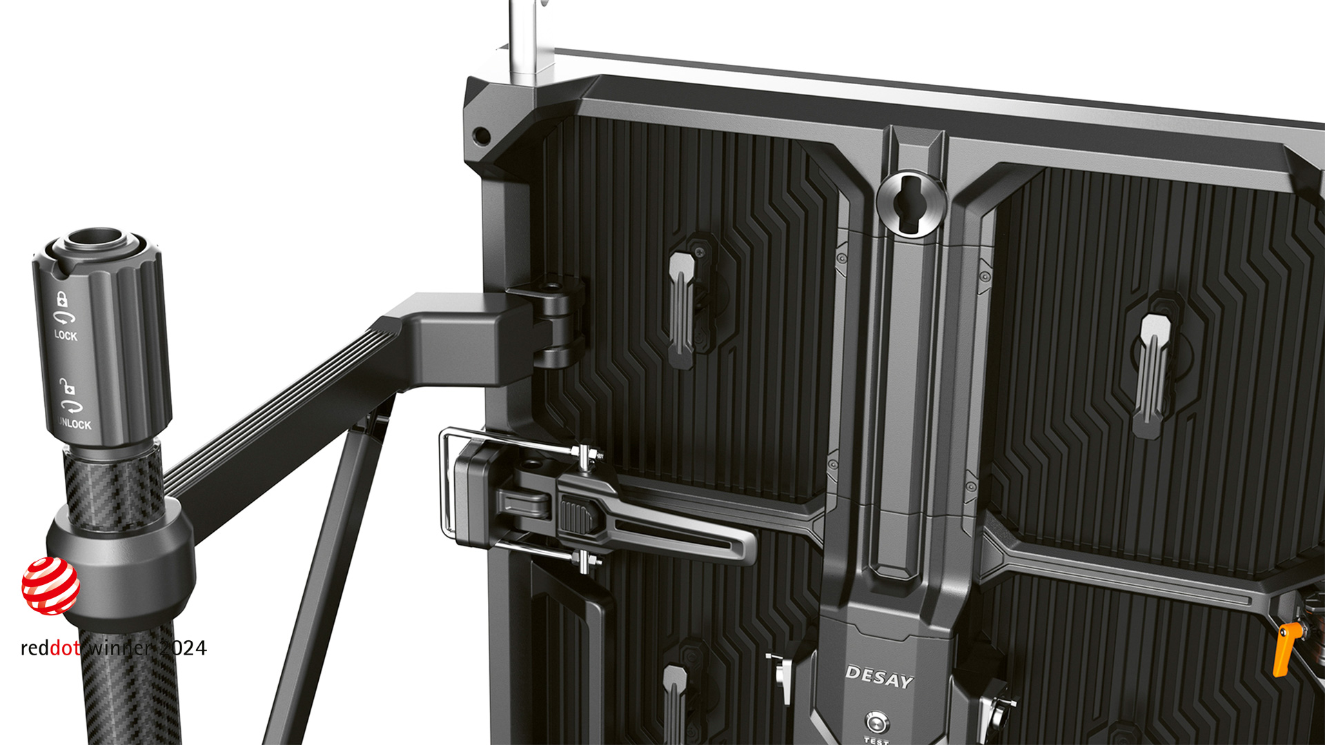 Desay RT Series LED display panel optimized for touring applications equipped with NovaStar systems in Canada and the USA.