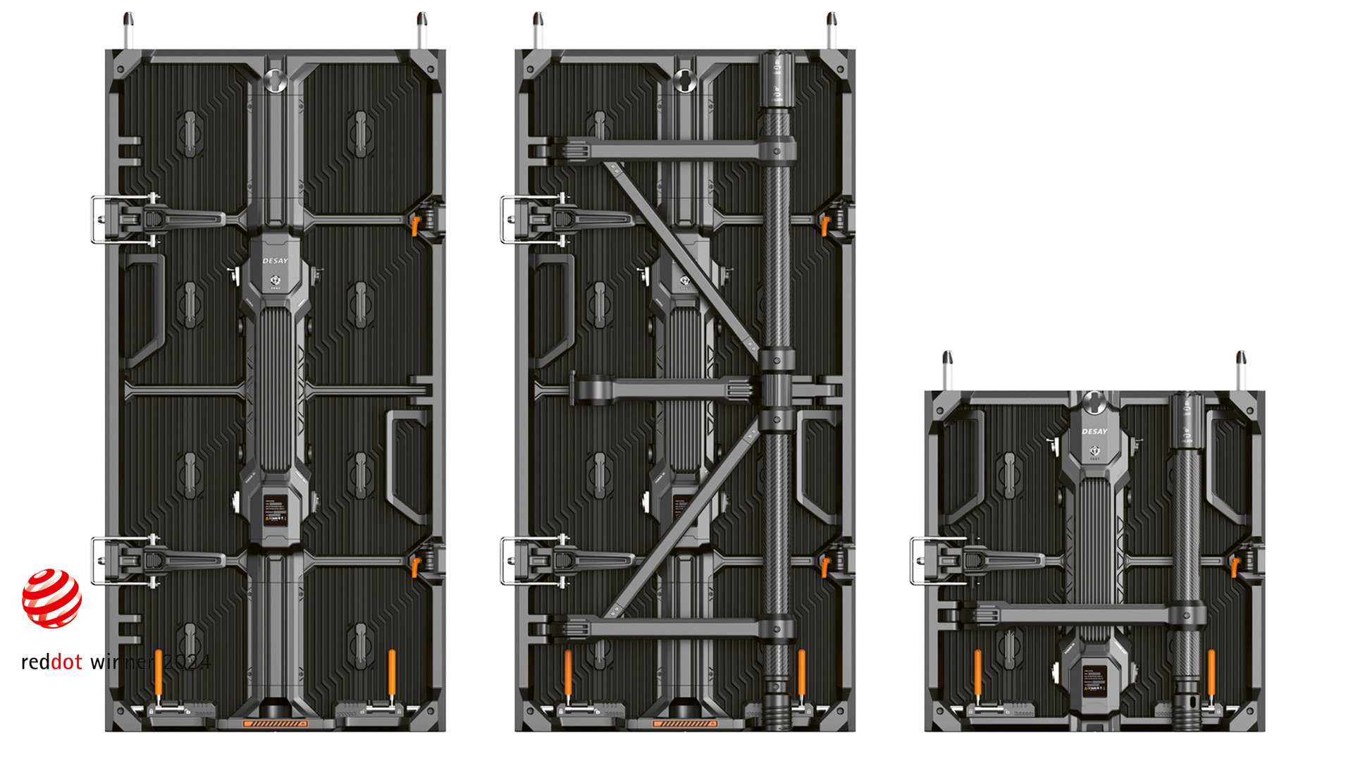 Desay RT Series LED display panel optimized for touring applications equipped with NovaStar systems in Canada and the USA.