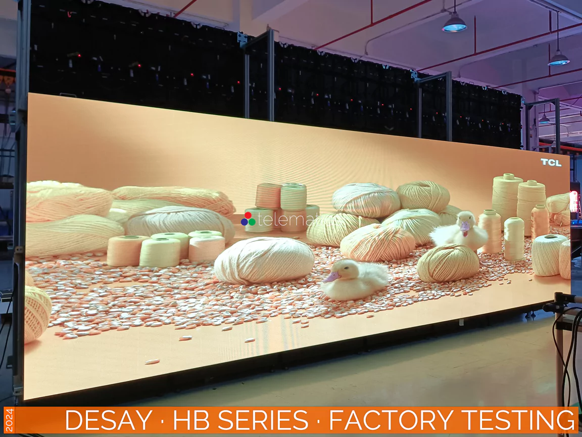 Desay · HB Series · direct view LED panel · indoor outdoor display · installation · rental · stage · exhibit · ease of installation and service · novastar · coex · vmp · review · price · cost ·  factory testing