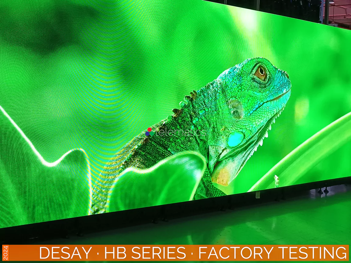 Desay · HB Series · direct view LED panel · indoor outdoor display · installation · rental · stage · exhibit · ease of installation and service · novastar · coex · vmp · review · price · cost ·  factory testing