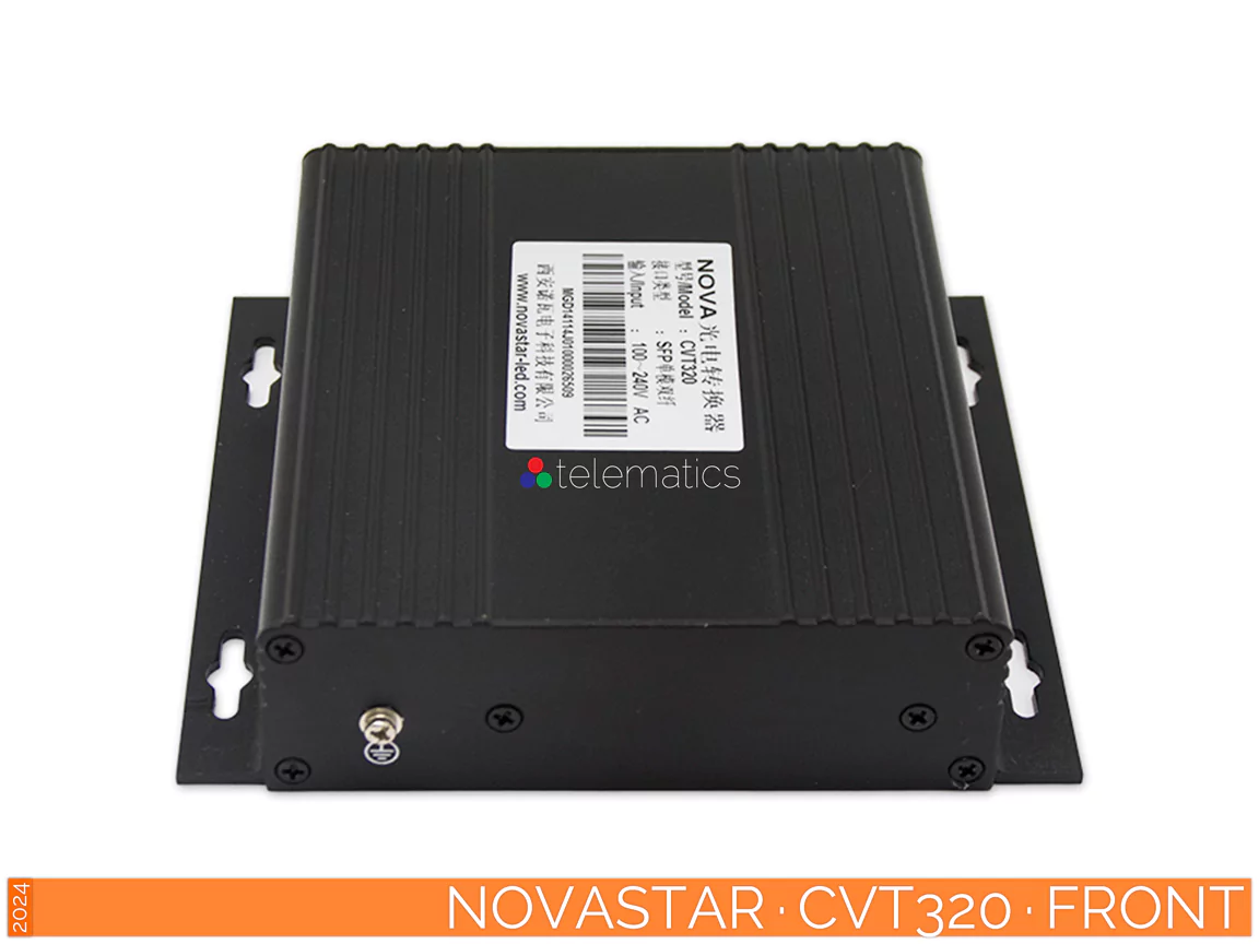 The Art Of Control · NovaStar · CVT Series · CVT320 · CVT310 · Telematics Canada · front view NovaStar · CVT Series · CVT320 · CVT310 · fiber converter · novalct viplex vnnox · desay series led display · review · price · cost · front view