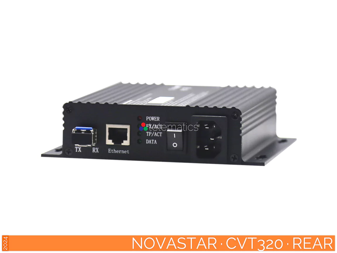The Art Of Control · NovaStar · CVT Series · CVT320 · CVT310 · Telematics Canada · rear view NovaStar · CVT Series · CVT320 · CVT310 · fiber converter · novalct viplex vnnox · desay series led display · review · price · cost · rear view