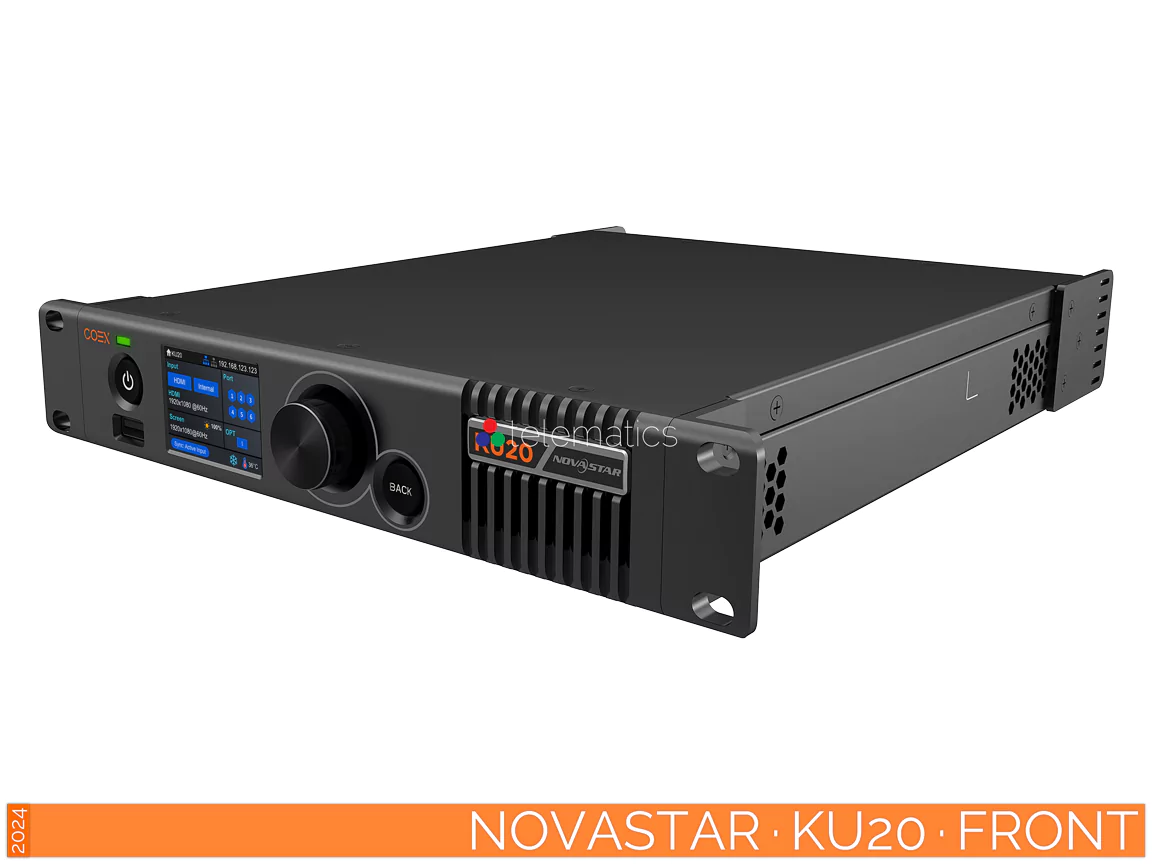The Art Of Control · NovaStar · KU Series · KU20 · Telematics Canada · Front View NovaStar · KU Series · KU20 · control system · COEX · 1g · led display · vision management platform · Desay Series led display · review · price · cost · front view