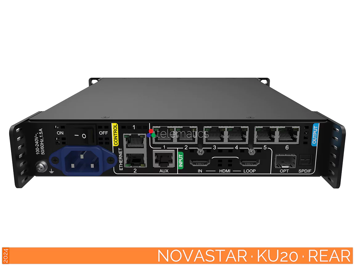 The Art Of Control · NovaStar · KU Series · KU20 · Telematics Canada · Rear View NovaStar · KU Series · KU20 · control system · COEX · 1g · led display · vision management platform · Desay Series led display · review · price · cost · rear view