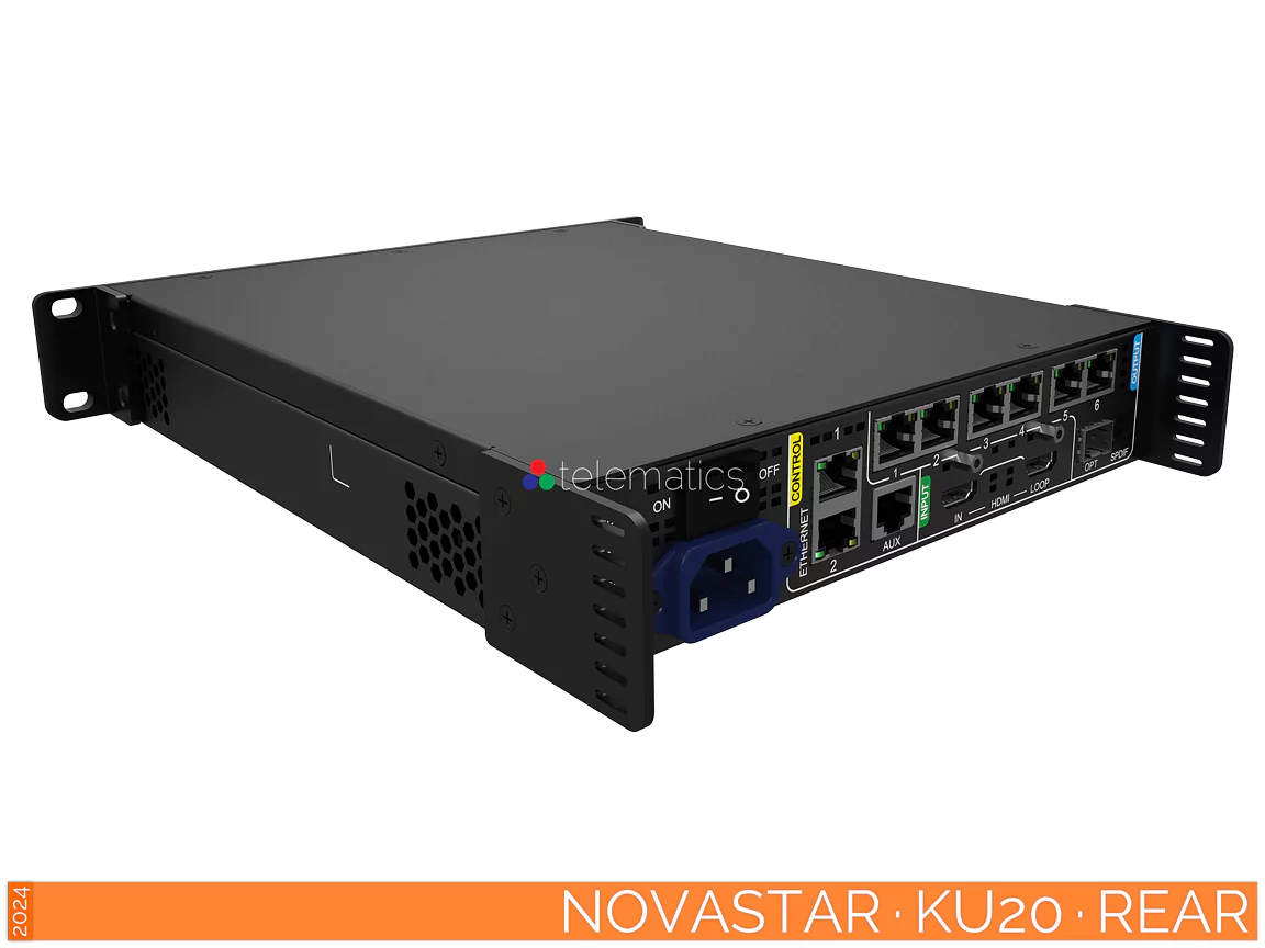 The Art Of Control · NovaStar · KU Series · KU20 · Telematics Canada · Rear View NovaStar · KU Series · KU20 · control system · COEX · 1g · led display · vision management platform · Desay Series led display · review · price · cost · rear view