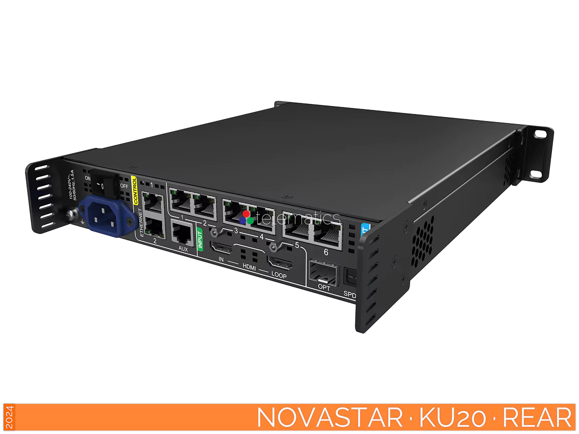 The Art Of Control · NovaStar · KU Series · KU20 · Telematics Canada · Rear View NovaStar · KU Series · KU20 · control system · COEX · 1g · led display · vision management platform · Desay Series led display · review · price · cost · rear view