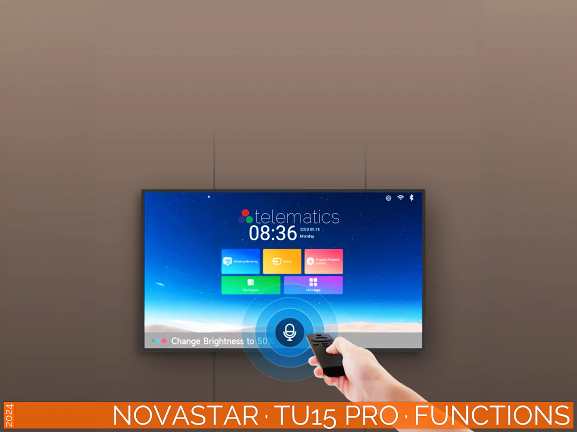 The Art Of Control · NovaStar · Taurus Ultra Series · TU15 Pro · Telematics Canada · Functions NovaStar · Taurus Ultra Series · TU15 Pro · controller · broadcast · led display · viplex vnnox · Desay Series led display · review · price · cost · functions