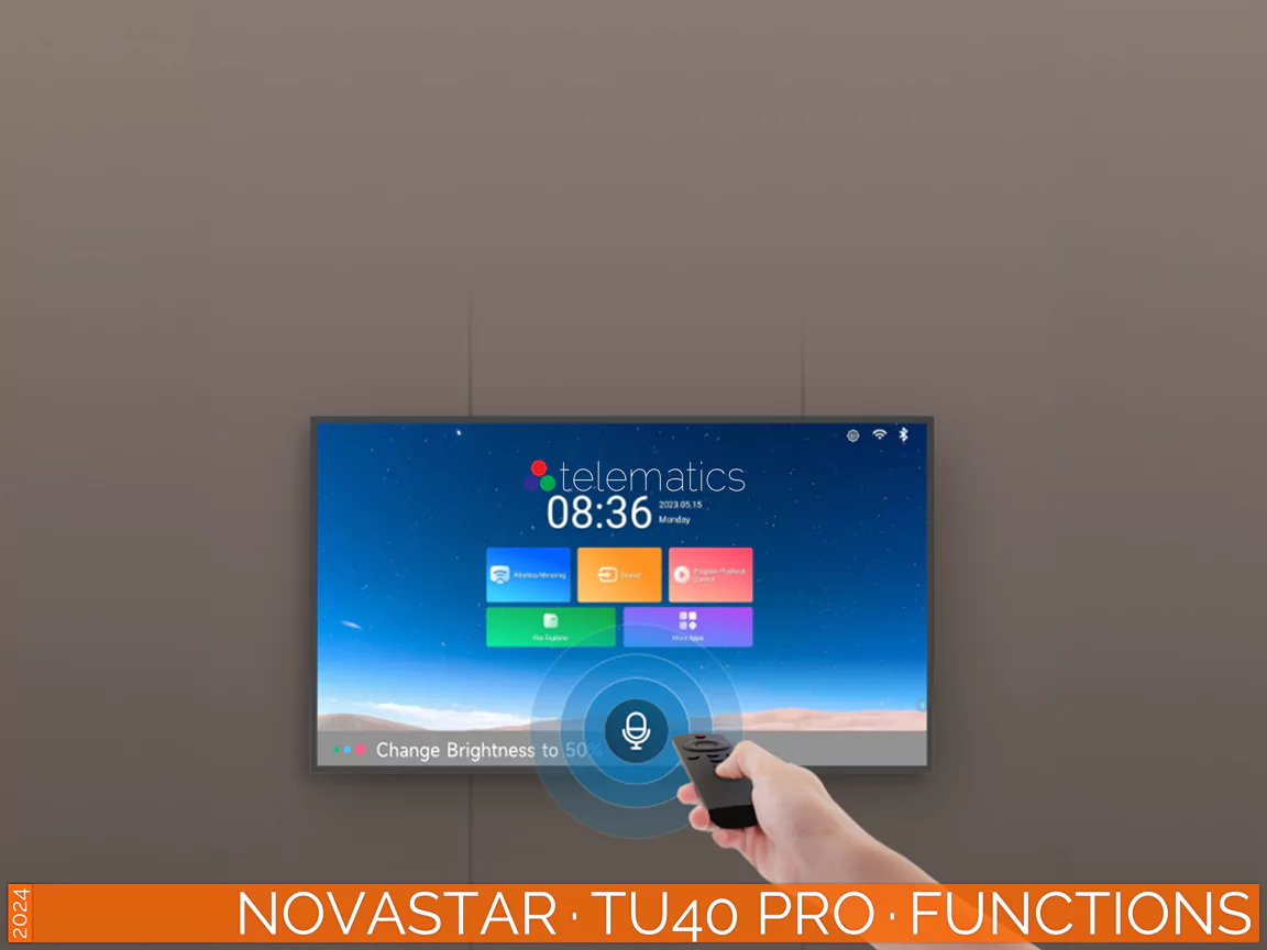 The Art Of Control · NovaStar · Taurus Ultra Series · TU40 Pro · Telematics Canada · Functions NovaStar · Taurus Ultra Series · TU40 Pro · controller · broadcast · led display · viplex vnnox · Desay Series led display · review · price · cost · functions