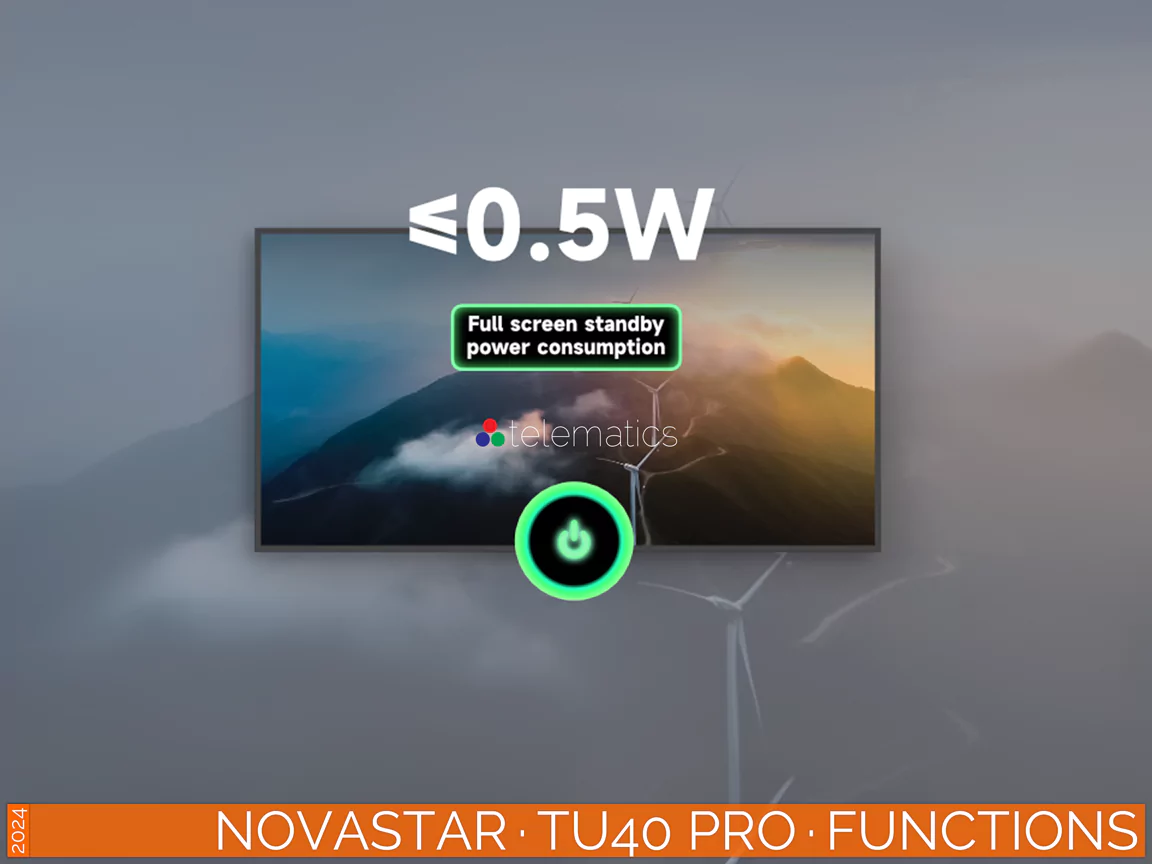 The Art Of Control · NovaStar · Taurus Ultra Series · TU40 Pro · Telematics Canada · Functions NovaStar · Taurus Ultra Series · TU40 Pro · controller · broadcast · led display · viplex vnnox · Desay Series led display · review · price · cost · functions