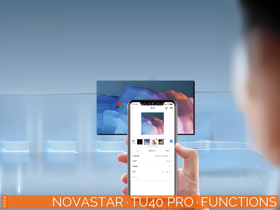 The Art Of Control · NovaStar · Taurus Ultra Series · TU40 Pro · Telematics Canada · Functions NovaStar · Taurus Ultra Series · TU40 Pro · controller · broadcast · led display · viplex vnnox · Desay Series led display · review · price · cost · functions