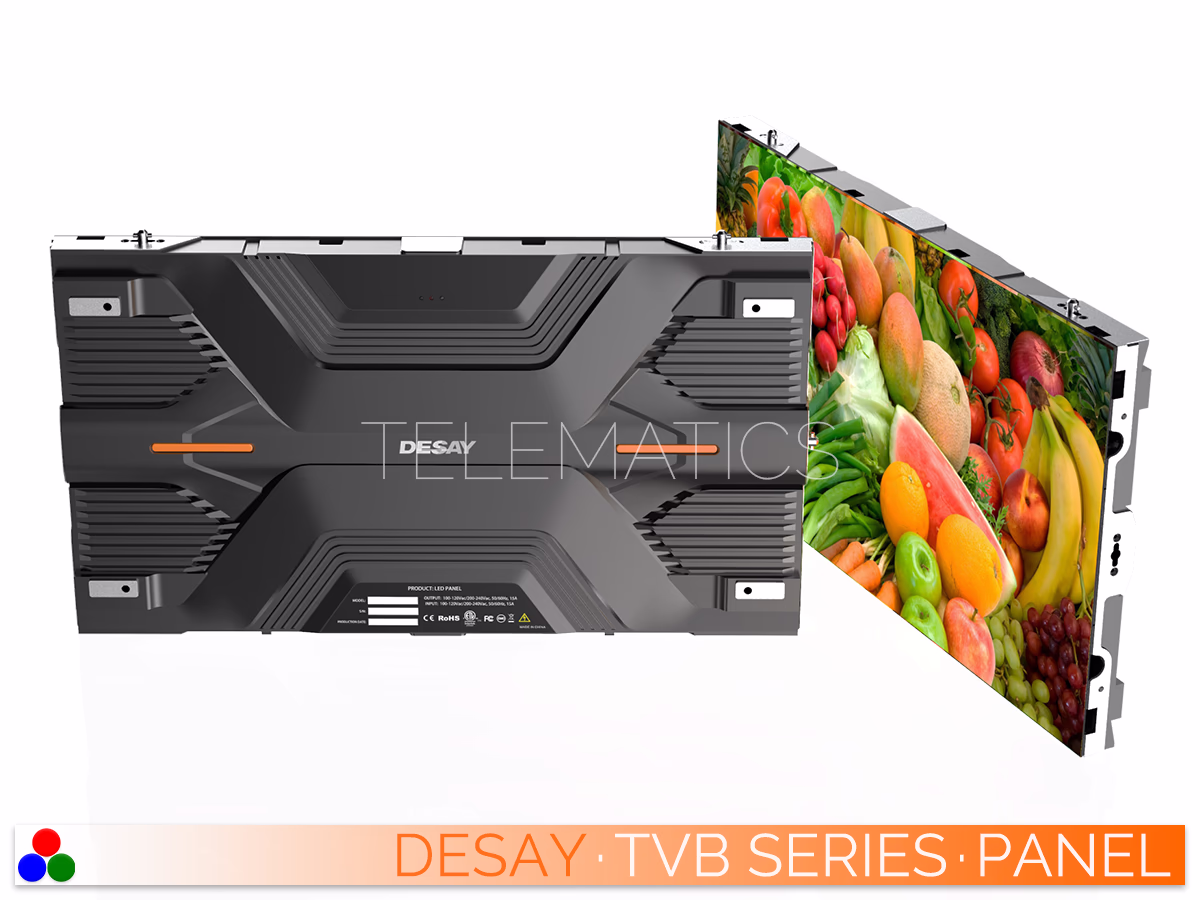 The Art Of LED · Indoor Installation · Desay TVB Series Desay LED Displays · Indoor · TVB Series · Telematics Canada Desay Authorized Distributor