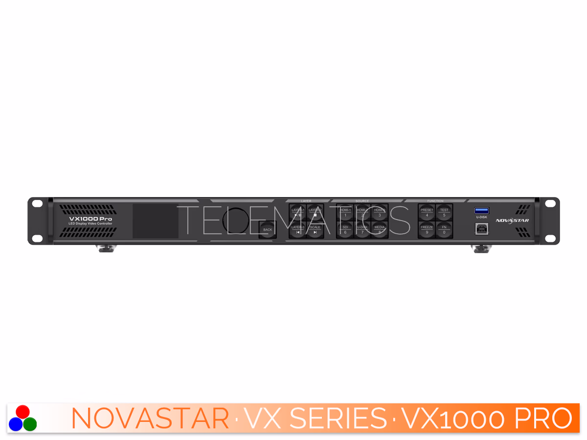 The Art Of Control · NovaStar Control Systems · Video Processors · VX Series · VX1000 Pro NovaStar Control Systems · Video Processors · VX Series · VX1000 Pro · Telematics Canada NovaStar Authorized Distributor