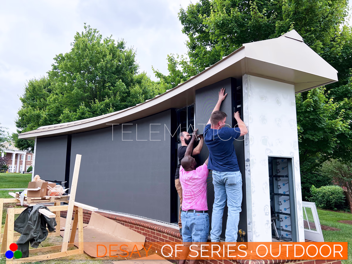 The Art Of LED · Desay QF Series · Outdoor Installation