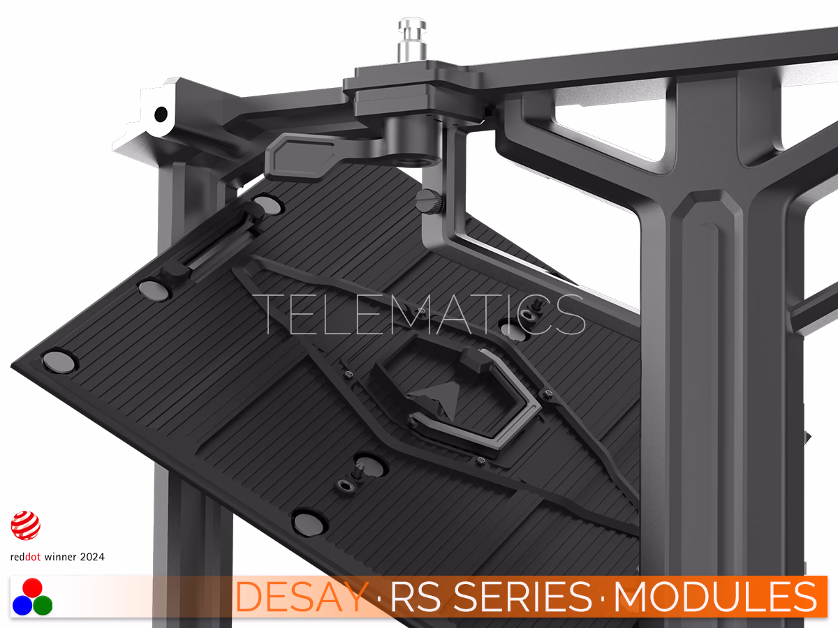 The Art Of LED · Desay RS Series · Telematics Canada Rear angled view of a Desay RS Series LED module equipped with high-performance NovaStar cards, featuring the tool-free quick-release handle designed for rapid front or rear maintenance.