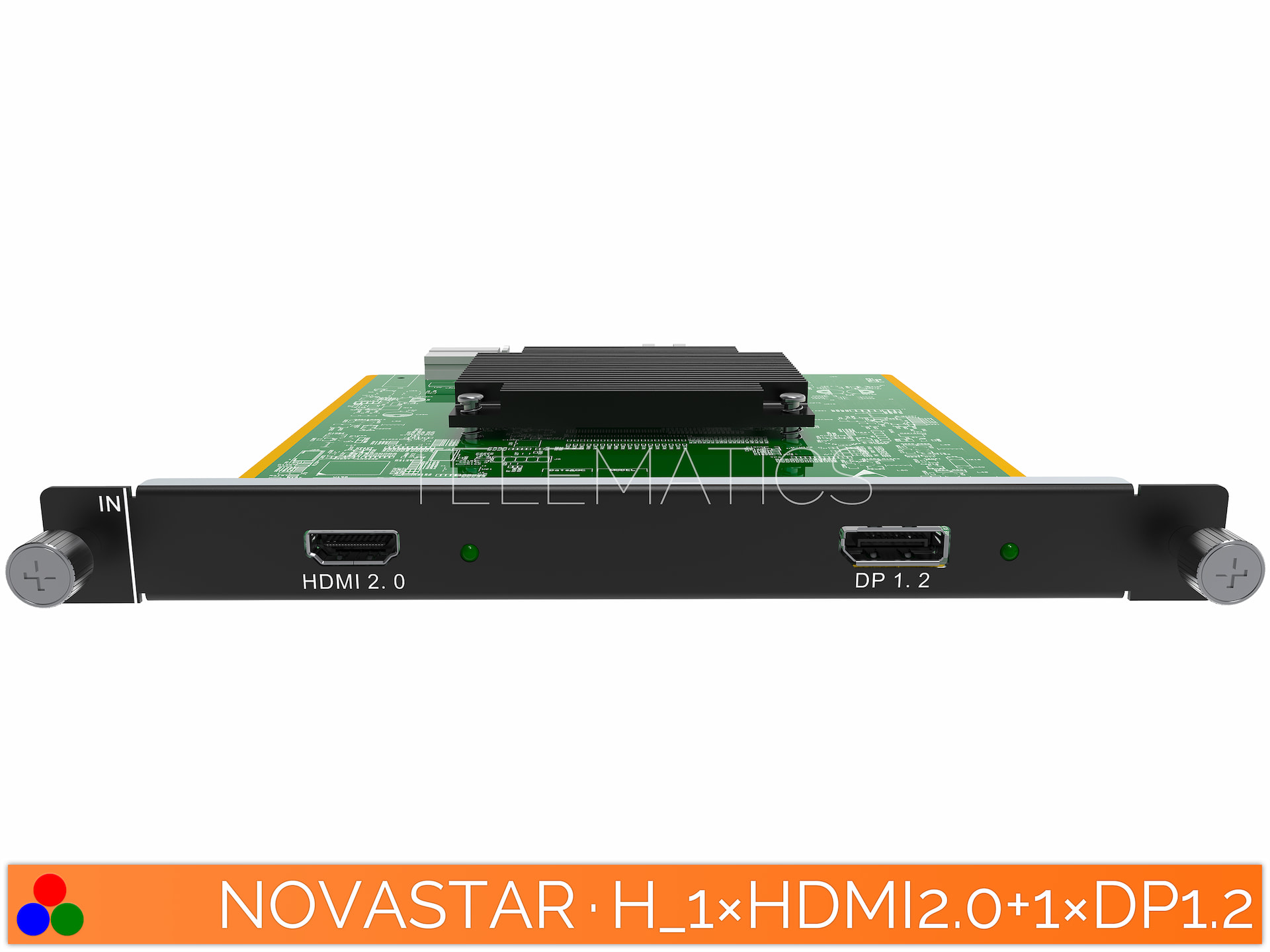 NovaStar H Series Input Card · 1x HDMI 2.0 + 1x DisplayPort 1.2
