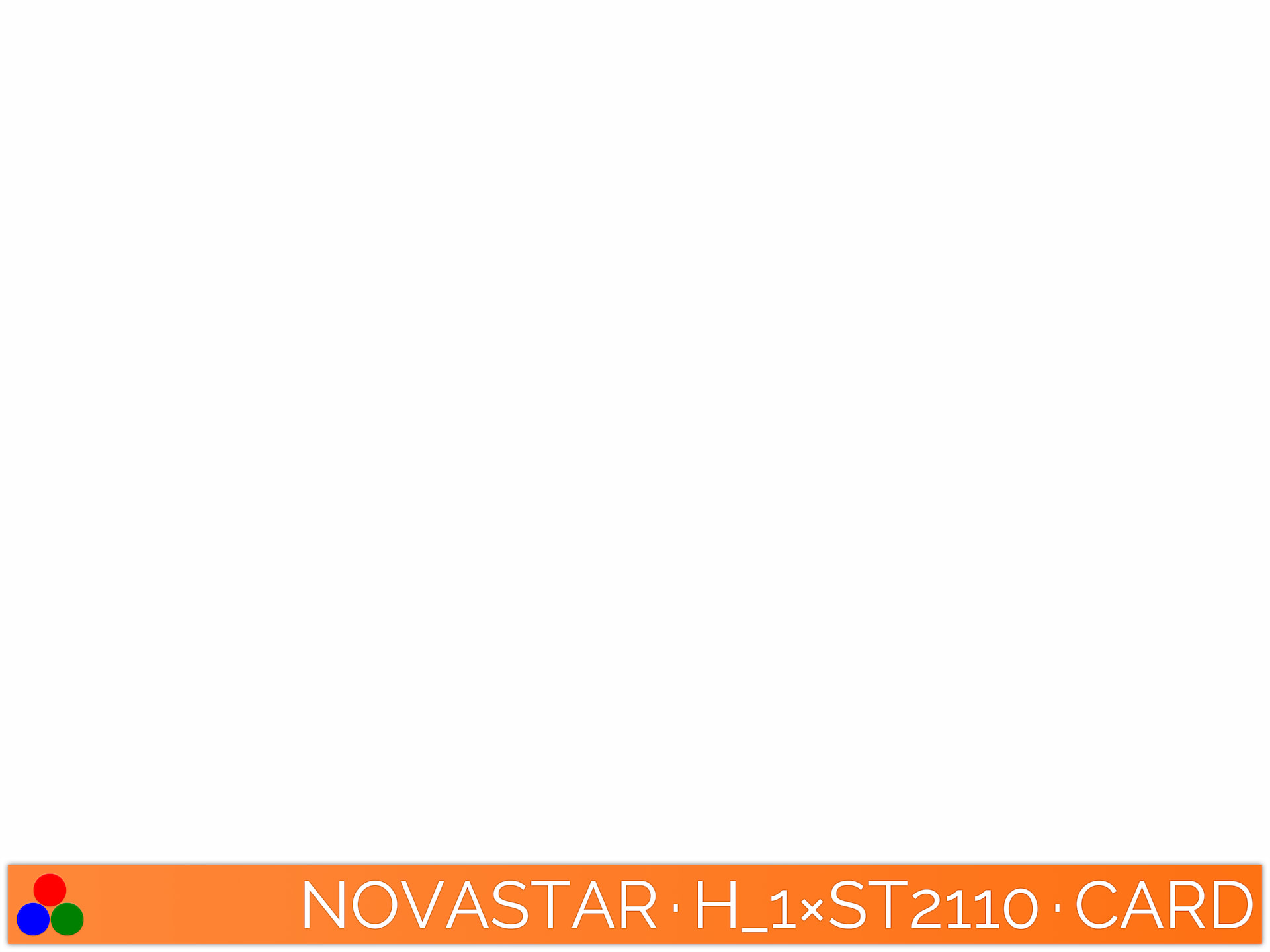 NovaStar H Series Input Card · 1x ST 2110 IP Video