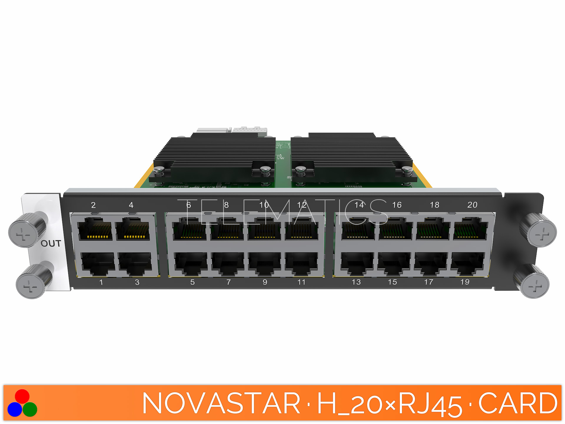 NovaStar H Series Output Card · 20x RJ45
