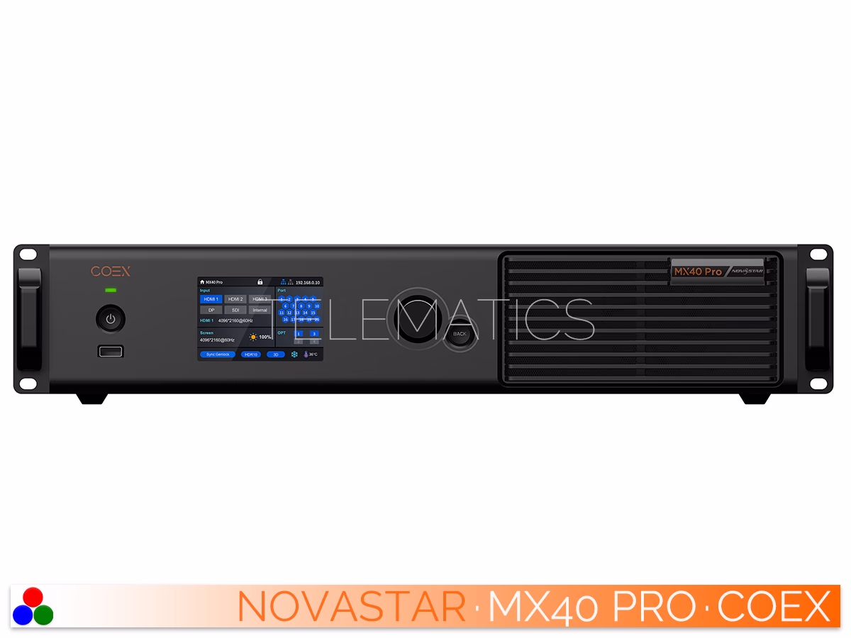 The Art Of Control · NovaStar MX40 Pro · COEX